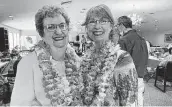  ?? Courtesy of Treemont ?? Treemont resident Ramona Martin and daughter Carol Metezer enjoyed spending time together at the Summer Kickoff Luau event on July 1.