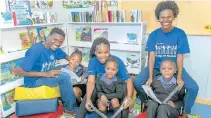  ??  ?? DEVELOPING MINDS: Reading time at Mngcunube Literacy Centre, the second such centre opened by VWSA, on February 26 in KwaNobuhle