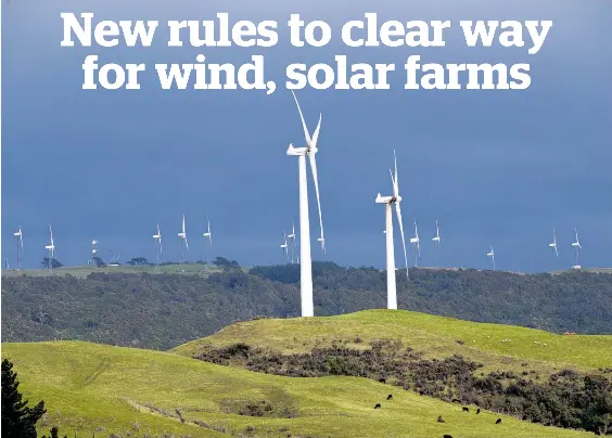 New rules to clear way for wind, solar farms - PressReader