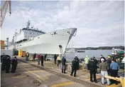  ?? CHAD HIPOLITO / THE CANADIAN PRESS ?? Getting rid of the PCBs on HMCS Protecteur would cost over $10 million, so it’s instead headed for the scrap heap.