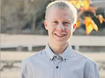  ?? Courtesy photo ?? Santa Clarita Christian School honor student David Okonowski is serving as a delegate at The Congress of Future Science and Technology Leaders in Lowell, Mass. from June 29 to July 1.