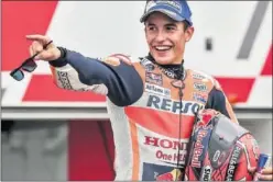  ??  ?? POSITIVO. Márquez comenzó la segunda parte del año con victoria.