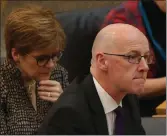  ??  ?? John Swinney cited ‘legal privilege’ over his refusal to disclose legal advice to the Salmond inquiry