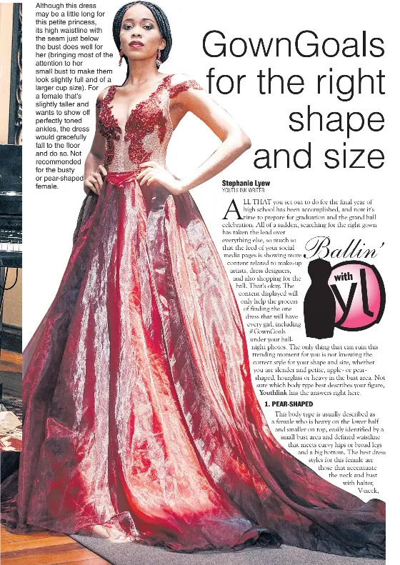 GownGoals for the right shape and size