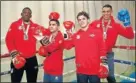  ??  ?? La Selección de boxeo retomó los entrenamie­ntos tras las medallas de Sissokho, Molina, Escobar y Ghadfa en el Campeonato de la Unión Europea.