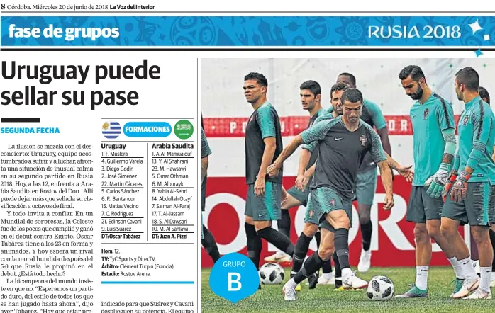  ?? (AP) ?? Imparable. Ronaldo hizo un triplete en el debut. Frente a Marruecos buscará ampliar su cuenta personal.