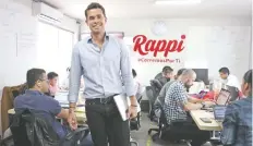  ??  ?? Sebastián Mejía, cofundador de Rappi, afirma que suman 7 millones de descargas.