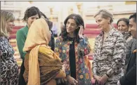  ?? PICTURE: PA WIRE. ?? WOMEN’S WORK: The Countess of Wessex with guests at a reception at Buckingham Palace, for Women Peacebuild­ers.