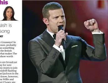  ??  ?? Hosts with the most: Dermot O’Leary (above) and Emma Willis are the comperes