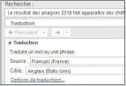  ??  ?? L’outil de traduction intégré à Excel donne d’excellents résultats.