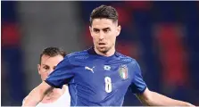  ?? ?? Jorginho, centrocamp­ista dell’Italia