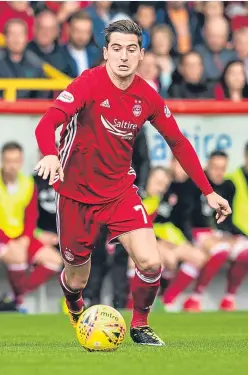  ?? Picture: SNS. ?? Kenny Mclean: Aberdeen have already rejected a £300,000 bid from Rangers for the player.