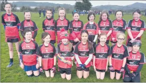  ?? ?? The Mitchelsto­wn ladies football U11s that lined out against Lisgoold last Sunday.