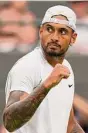  ?? Alberto Pezzali/Associated Press ?? Novak Djokovic, left, will be going for his 21st Grand Slam title, while Nick Kyrgios tries to win his first.