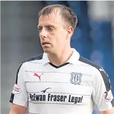  ??  ?? Dundee midfielder Paul McGowan.