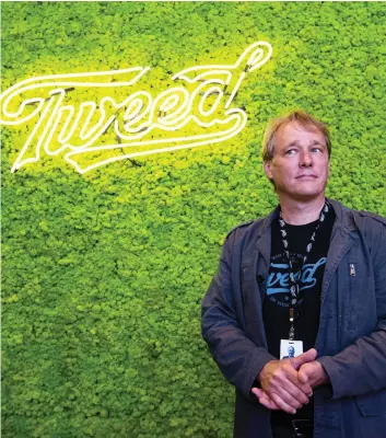  ?? SEAN KILPATRICK/THE CANADIAN PRESS FILES ?? Canopy CEO Bruce Linton says the owner of pot brand Tweed sees Canada’s regulation­s as “appropriat­e” but smaller companies are struggling with the tighter restrictio­ns.