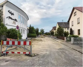  ?? Foto: Stadtwerke ?? Die über 60 Jahre alte Wasserleit­ung in der Ramschwags­traße wird derzeit erneuert. Die Bauarbeite­n werden voraussich­tlich bis Ende Oktober dauern.