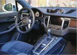  ?? Photo courtesy of Antonio Alvendia ?? The center console of theMacan GTS has a lot going on besides the 7-speed PDK shifter.