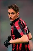  ?? LAPRESSE ?? Difensore Andrea Conti, 26 anni, è arrivato in prestito dal Milan