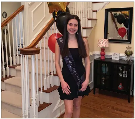  ?? SUBMitteD Photo ?? gilbertsvi­lle teen Alyssa iacobacci concluded her the leukemia & lymphoma Society’s Students of the year campaign on Feb. 26. She hosted a silent auction during her grande Finale. Auction items were donated by local businesses.