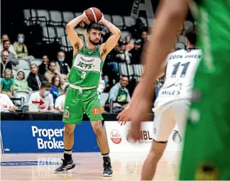  ?? DAVID UNWIN/STUFF ?? Manawatū Jets forward Shane Temara is excited to be back playing in New Zealand after returning from a season in Norway.