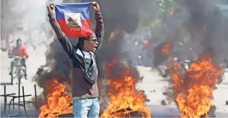  ?? ?? la FUGA marca un nuevo punto bajo en la espiral descendent­e de violencia en Haití