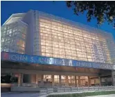  ?? WILFREDO LEE/SOUTH FLORIDA SUN SENTINEL ?? The Adrienne Arsht Center for the Performing Arts in Miami will host the second presidenti­al debate on Oct. 15.