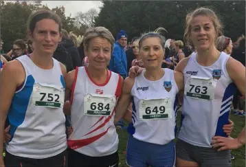  ??  ?? Wexford ladies at the autumn internatio­nal in Abbotstown on Sunday.