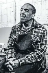  ??  ?? David Koloane in his studio. Picture: Tseliso Monaheng/Sunday Times Archive