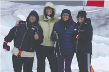  ?? NFB [PNG MERLIN ARCHIVE] ?? Birth of a Family tells the story of siblings (l-r) Ben Tjosvold, Betty Ann Adam, Esther Vandenham and Rose Yopek reunited after being taken from their mother during the infamous Sixties Scoop of indigenous children between 1955-1985.