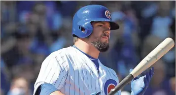 ??  ?? File Carlos Osorio / AP After suffering through a disappoint­ing season, Kyle Schwarber has stepped up his workouts over the winter.
