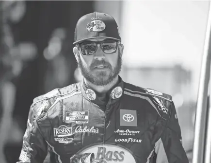  ?? MARK J. REBILAS/USA TODAY SPORTS ?? Martin Truex Jr. is in the final year of his contract with Joe Gibbs Racing and hasn’t decided how long he wants to continue his career.