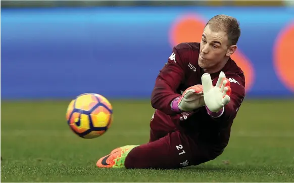  ?? Gabriele Maltinti / Getty Images ?? Joe Hart , back from his loan deal at Torino unsure of his future at Manchester City, may also find himself to be out of their US exhibition plans