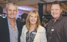  ?? ?? Tony Spence, Debbie Spence and Mark Neeld.