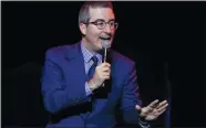  ?? BRENT N. CLARKE/INVISION/AP, FILE ?? John Oliver