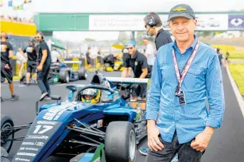  ?? Photo / Matthew Hansen ?? Former Formula 1 driver, Champ Car driver, and New Zealand Grand Prix winner Roberto Moreno.