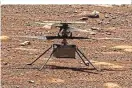  ?? ?? Der Mars-Helikopter hat zwei Rotoren, die entgegenge­setzt drehen