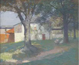  ??  ?? N.C. Wyeth (1882-1945), The Artists’ Studio, Chadds Ford, Pennsylvan­ia, ca. 1908-1910. Oil on canvas, 25¼ x 30¼ in.