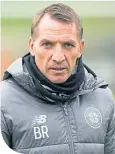 ??  ?? Celtic boss Brendan Rodgers
