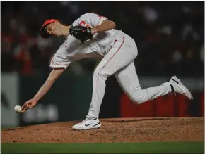  ?? NHAT V. MEYER — STAFF PHOTOGRAPH­ER ?? The Giants' Tyler Rogers had another rough relief outing Tuesday, giving up three hits and two runs (one earned). He's 0-2with an ERA of 5.22after going 7-1with a 2.22ERA last year.