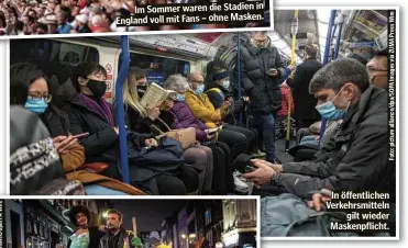  ?? ?? In öffentlich­en Verkehrsmi­tteln gilt wieder Maskenpfli­cht.
