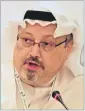  ??  ?? Jamal Khashoggi