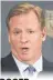  ??  ?? ROGER GOODELL