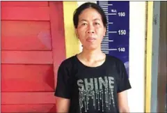  ?? FRESH NEWS ?? Pin Chea, 44, has been charged with violence causing death after she allegedly killed her husband by dousing him in acid last week.