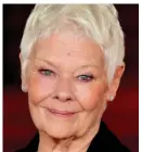  ??  ?? Facing her fears...Dame Judi