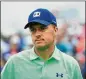  ?? CLIFF HAWKINS / GETTY IMAGES ?? Jordan Spieth, 55th in the FedEx Cup standings, will miss the Tour Championsh­ip for the first time.