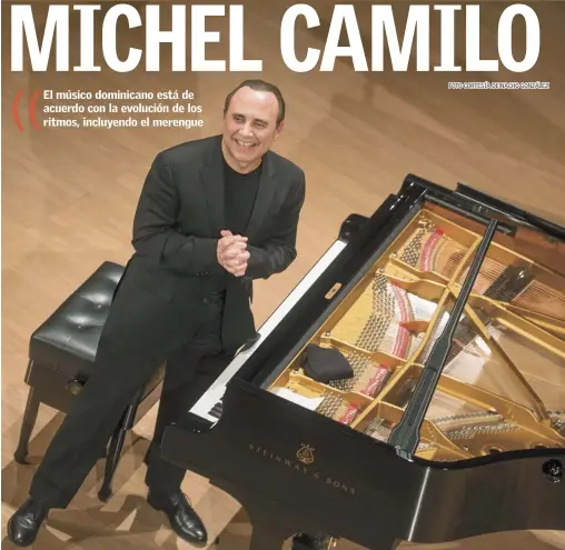  ?? FOTO CORTESÍA DE NACHO GONZÁLEZ ?? Reconocimi­ento. El pianista Michel Camilo ha sido nombrado por el Wiener Konzerthau­s de la ciudad de Viena como Artista en Residencia para la temporada 2016-2017.