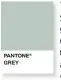  ??  ?? PANTONE® GREY