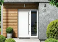  ?? ?? Die modernen perfecta‰Haustüren sind ein echter Blickfang für jeden Eingangsbe­reich.