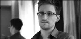  ??  ?? Whistle-Blower Edward Snowden. (Photo:Countercur­rents)